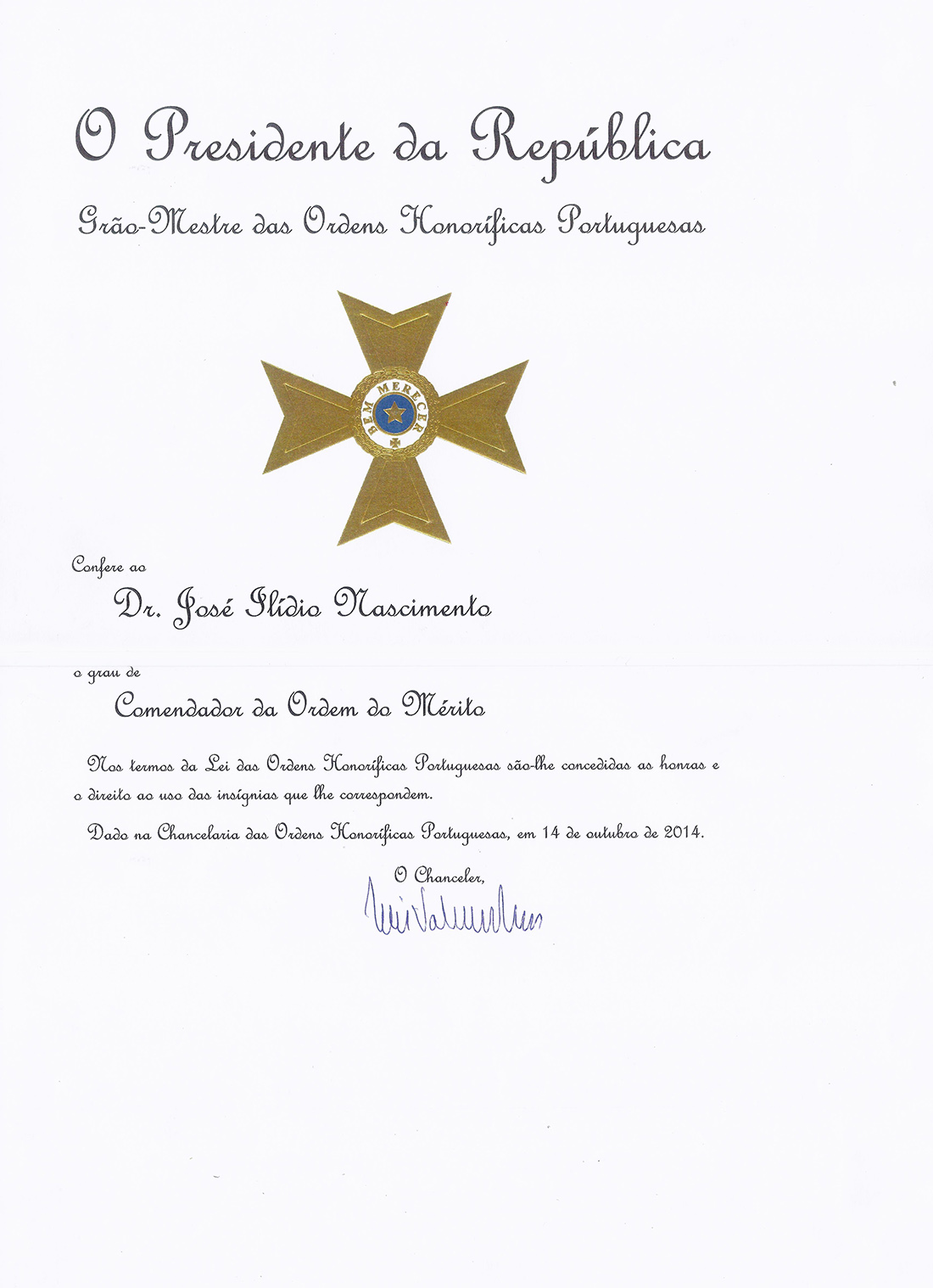 Presidential Order of Merit